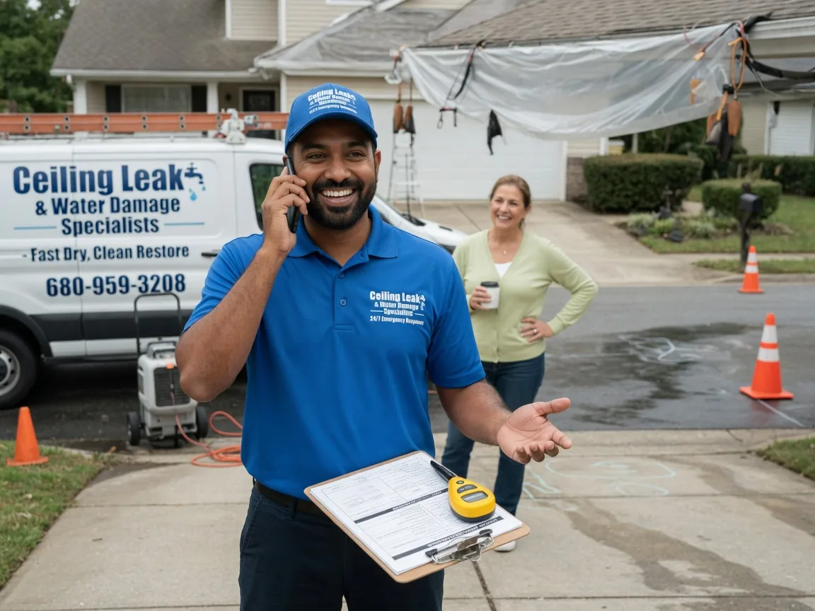 Ceiling Leak Cleanup Unionville, VA FAQs